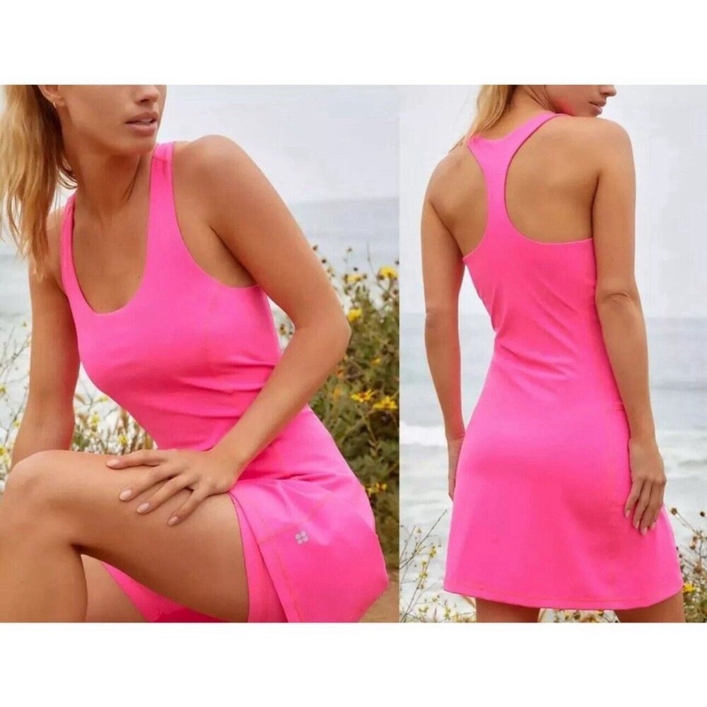 Sweaty Betty Power Workout Skort Mini Dress Hot Pink Size 6